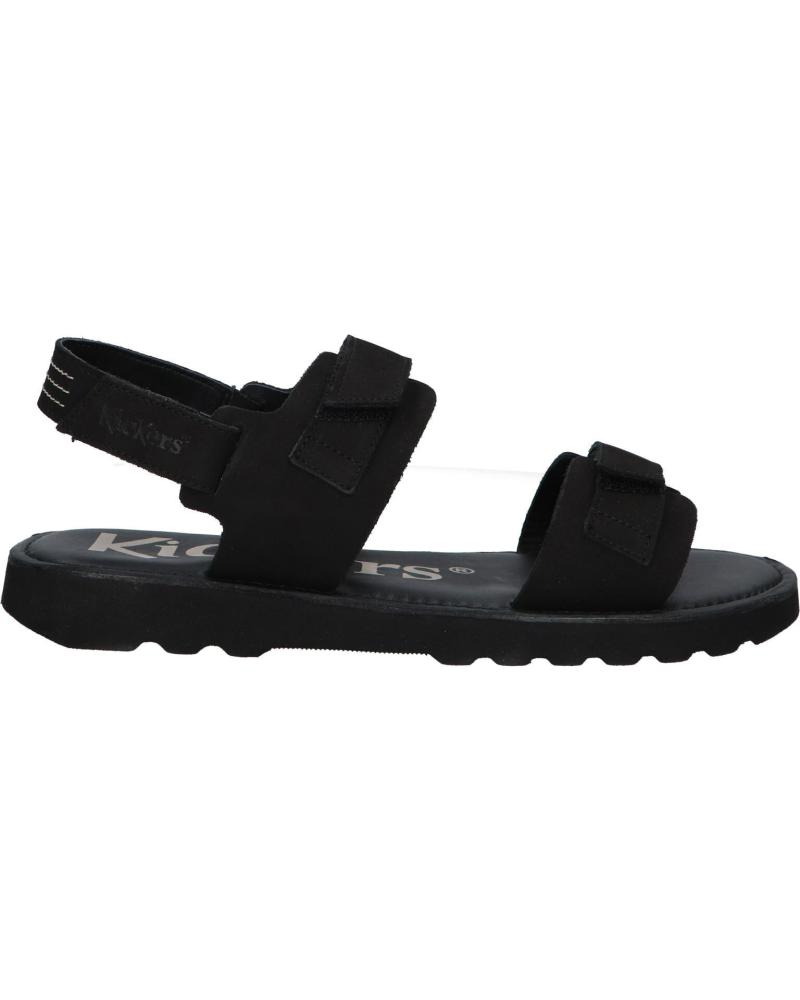 Man Sandals KICKERS 930751-60 KICK NEOS  8 NOIR