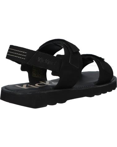 Man Sandals KICKERS 930751-60 KICK NEOS  8 NOIR