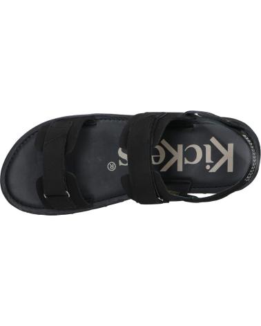 Man Sandals KICKERS 930751-60 KICK NEOS  8 NOIR