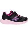 girl sports shoes GEOX B254TD 0HH14 B SPRINTYE  C0618 BLACK-PINK