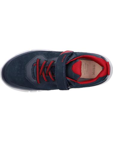 Sportschuhe GEOX  für Junge J269BA 022FU J FLEXYPER  C0735 NAVY-RED