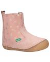 Boots KICKERS  für Mädchen 830355-10 SOCOOL SUED  133 ROSE CLAIR