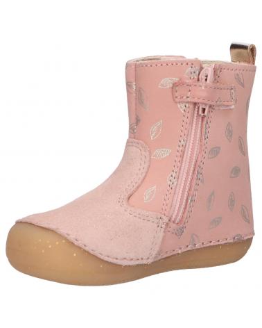 Bottes KICKERS  pour Fille 830355-10 SOCOOL SUED  133 ROSE CLAIR