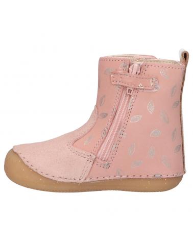 Bottes KICKERS  pour Fille 830355-10 SOCOOL SUED  133 ROSE CLAIR