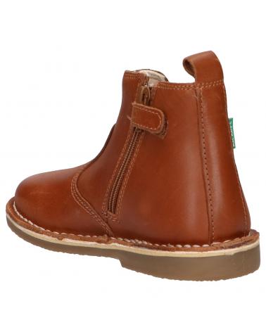 girl and boy Mid boots KICKERS 748898-10 MAELIO CUIR  114 CAMEL