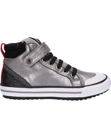 Stivaletti KICKERS  per Bambino 915780-30 GECKIRA HI  16 ARGENT GLITTER