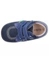 boy shoes KICKERS 439475-10 BABYSCRATCH NUBUCK  103 MARINE BLEU TRI