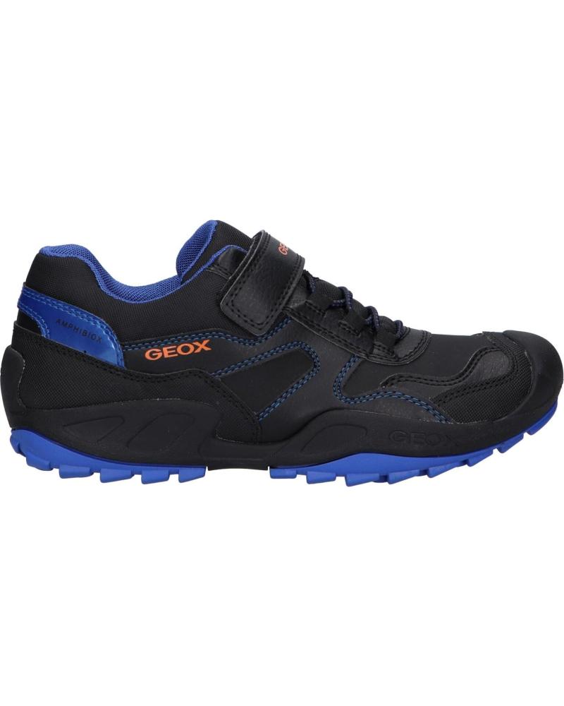 Sneaker GEOX  für Junge J261WC 050BU J NEW SAVAGE  C0455 BLACK-ROYAL