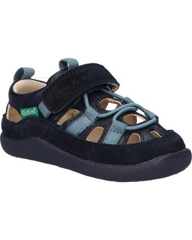 Sandali eleganti per ragazzo KICKERS  per  1201320-10-0 KICK FRONY SUEDE CRSHEEP CR BURNISH  10 MARINE