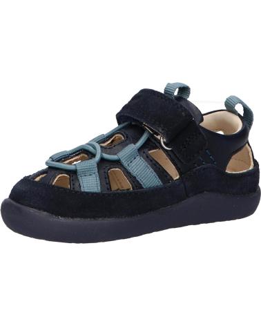 Sandali eleganti per ragazzo KICKERS  per  1201320-10-0 KICK FRONY SUEDE CRSHEEP CR BURNISH  10 MARINE