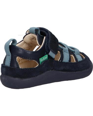 Sandali eleganti per ragazzo KICKERS  per  1201320-10-0 KICK FRONY SUEDE CRSHEEP CR BURNISH  10 MARINE