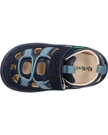 Sandali eleganti per ragazzo KICKERS  per  1201320-10-0 KICK FRONY SUEDE CRSHEEP CR BURNISH  10 MARINE