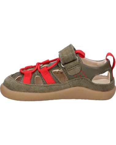 Sandales habillées pour garçon KICKERS  pour  1201320-10-0 KICK FRONY SUEDE CRSHEEP CR BURNISH  20 KAKI