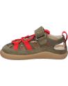 Sandales habillées pour garçon KICKERS  pour  1201320-10-0 KICK FRONY SUEDE CRSHEEP CR BURNISH  20 KAKI