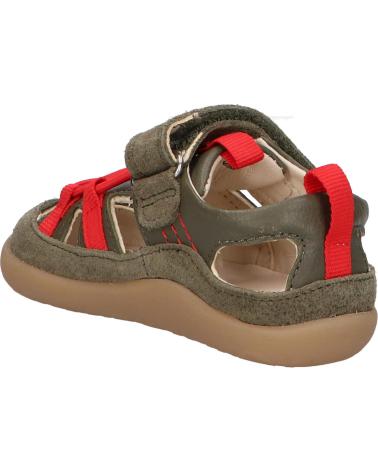 Sandales habillées pour garçon KICKERS  pour  1201320-10-0 KICK FRONY SUEDE CRSHEEP CR BURNISH  20 KAKI