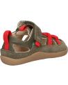 Sandales habillées pour garçon KICKERS  pour  1201320-10-0 KICK FRONY SUEDE CRSHEEP CR BURNISH  20 KAKI
