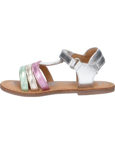 Elegante sandalen für mädchen KICKERS  für  1202380-30-0 DIAMANTO SHEEP METAL  165 ARGENT MULTICO