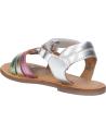 Elegante sandalen für mädchen KICKERS  für  1202380-30-0 DIAMANTO SHEEP METAL  165 ARGENT MULTICO