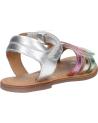 Elegante sandalen für mädchen KICKERS  für  1202380-30-0 DIAMANTO SHEEP METAL  165 ARGENT MULTICO