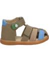 Sandales KICKERS  pour Garçon 1217840-10-0 KICK POD NUBUCK  20 KAKI