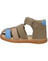 Sandales habillées pour garçon KICKERS  pour  1217840-10-0 KICK POD NUBUCK  20 KAKI