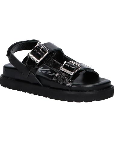   KICKERS 1217880-30-0 NEOSUMMER KID PATENT LEATHER  8 NOIR