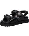   KICKERS 1217880-30-0 NEOSUMMER KID PATENT LEATHER  8 NOIR