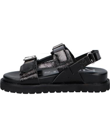   KICKERS 1217880-30-0 NEOSUMMER KID PATENT LEATHER  8 NOIR