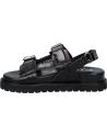   KICKERS 1217880-30-0 NEOSUMMER KID PATENT LEATHER  8 NOIR
