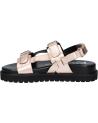 Sandales habillées fille KICKERS  pour  1217881-30-0 NEOSUMMER KID SHEEP METAL LEATHER  151 OR ROSE