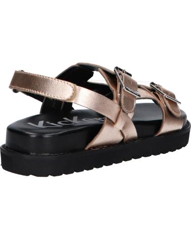 Sandales habillées fille KICKERS  pour  1217881-30-0 NEOSUMMER KID SHEEP METAL LEATHER  151 OR ROSE