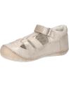 Elegante sandalen für mädchen KICKERS  für  927896-10 SUSHY COW SSPL-23-058  113 BEIGE CHAMPAGNE