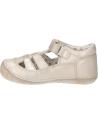 Elegante sandalen für mädchen KICKERS  für  927896-10 SUSHY COW SSPL-23-058  113 BEIGE CHAMPAGNE