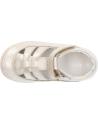 Elegante sandalen für mädchen KICKERS  für  927896-10 SUSHY COW SSPL-23-058  113 BEIGE CHAMPAGNE
