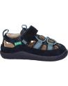 Sandali KICKERS  per Bambino 1201320-10-0 KICK FRONY SUEDE CRSHEEP CR BURNISH  10 MARINE
