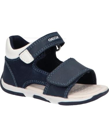 Sandales habillées pour garçon GEOX  pour  B450XB 05410 B SANDAL TAPUZ  NAVY-WHITE