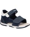 Sandales habillées pour garçon GEOX  pour  B450XB 05410 B SANDAL TAPUZ  NAVY-WHITE
