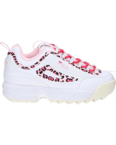 Sneaker FILA  für Mädchen FFK0246 13170 DISRUPTOR  WHITE LEOPARD