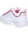 girl Trainers FILA FFK0246 13170 DISRUPTOR  WHITE LEOPARD