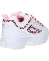 girl Trainers FILA FFK0246 13170 DISRUPTOR  WHITE LEOPARD