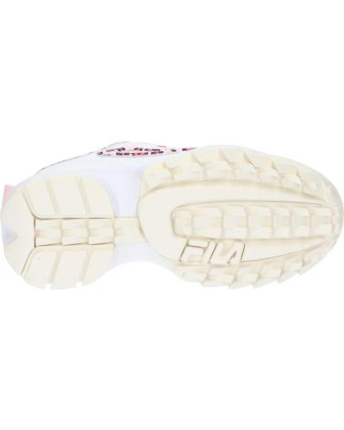girl Trainers FILA FFK0246 13170 DISRUPTOR  WHITE LEOPARD