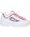 Woman and girl Trainers FILA FFT0134 13170 DISRUPTOR  WHITE LEOPARD
