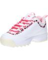 Woman and girl Trainers FILA FFT0134 13170 DISRUPTOR  WHITE LEOPARD