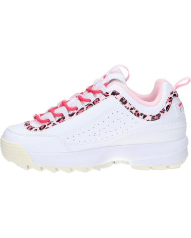 Woman and girl Trainers FILA FFT0134 13170 DISRUPTOR  WHITE LEOPARD