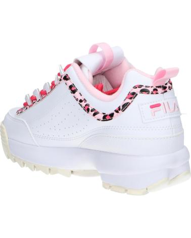 Woman and girl Trainers FILA FFT0134 13170 DISRUPTOR  WHITE LEOPARD