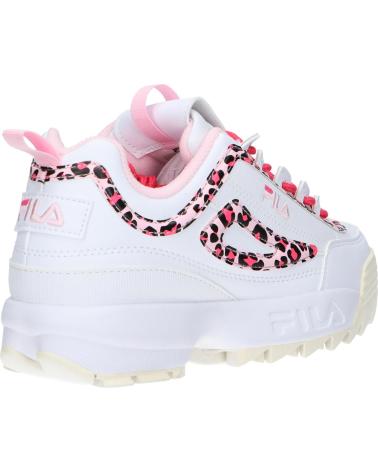 Woman and girl Trainers FILA FFT0134 13170 DISRUPTOR  WHITE LEOPARD