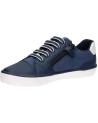 girl and boy Trainers GEOX J155CD 010FE J GISLI  C4M1Z DK BLUE-WHITE