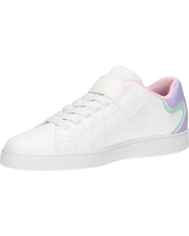 girl Trainers GEOX J36LRA 000BC J ECLYPER  C0761 WHITE-LILAC