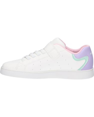 girl Trainers GEOX J36LRA 000BC J ECLYPER  C0761 WHITE-LILAC