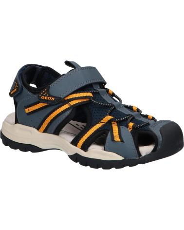 Woman and girl and boy Sandals GEOX J450RB 014ME J BOREALIS  C0659 NAVY-ORANGE